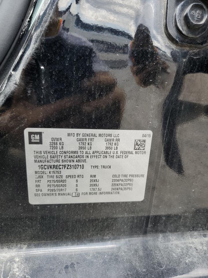 2015 Chevrolet Silverado K1500 Lt VIN: 1GCVKREC7FZ310710 Lot: 64683175