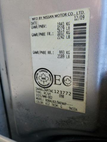 2010 NISSAN ALTIMA BASE  