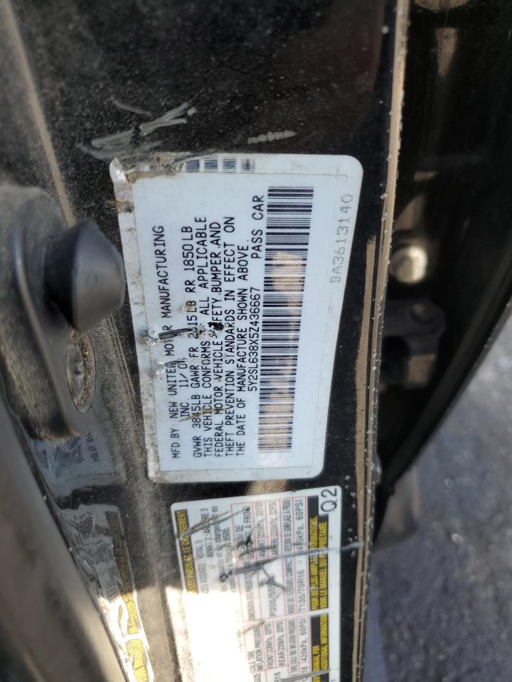 2005 Pontiac Vibe VIN: 5Y2SL638X5Z436667 Lot: 65992875