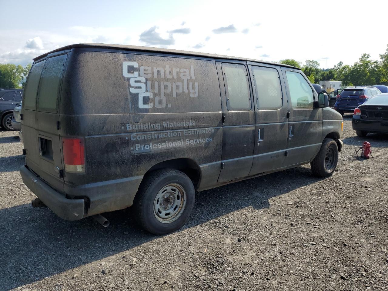 2004 Ford Econoline E150 Van black van gas 1FTRE14W14HA41659 photo #4