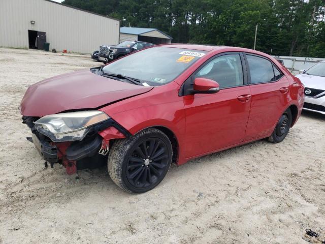  TOYOTA COROLLA 2014 Czerwony
