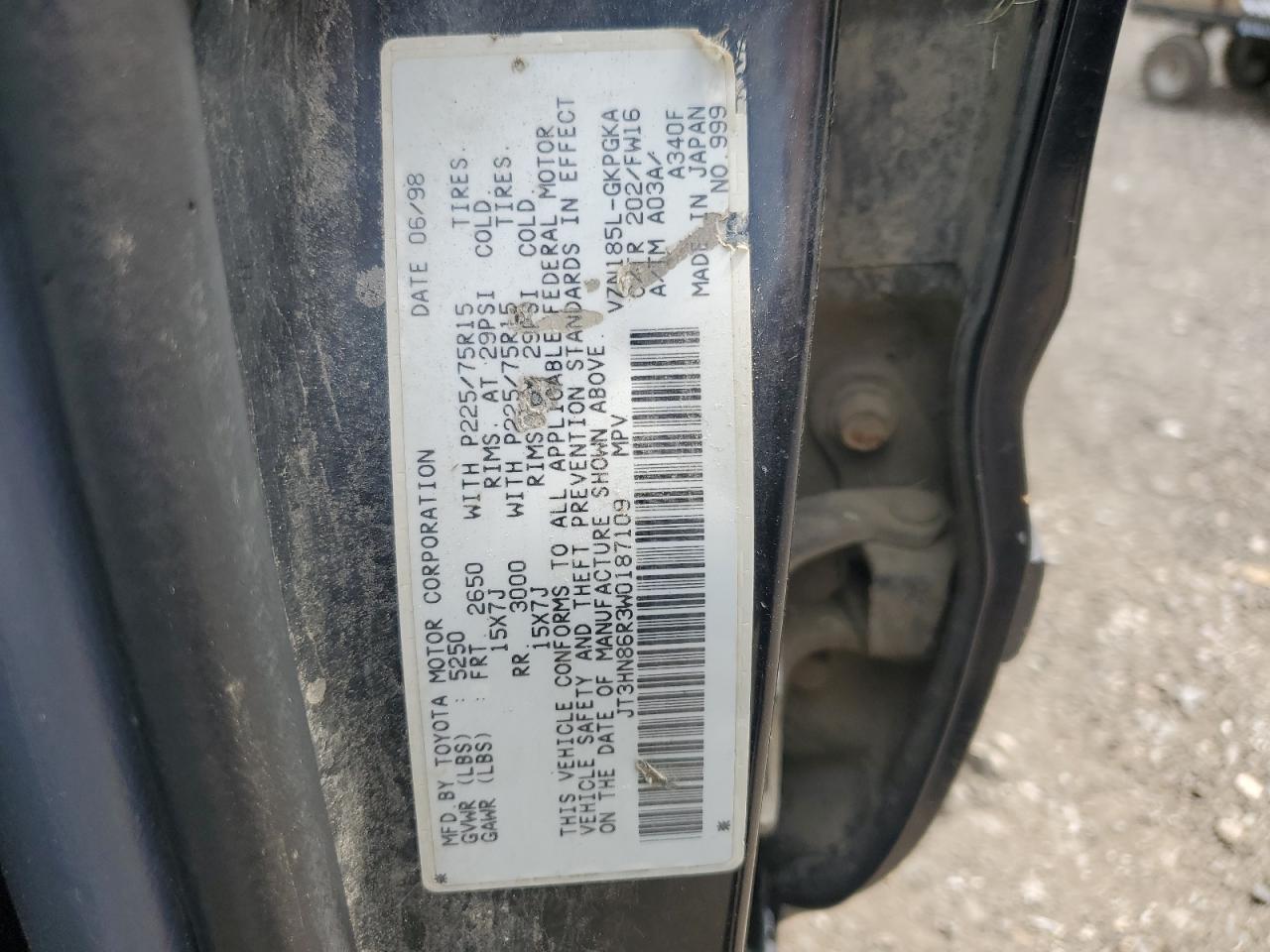 1998 Toyota 4Runner Sr5 VIN: JT3HN86R3W0187109 Lot: 64468145