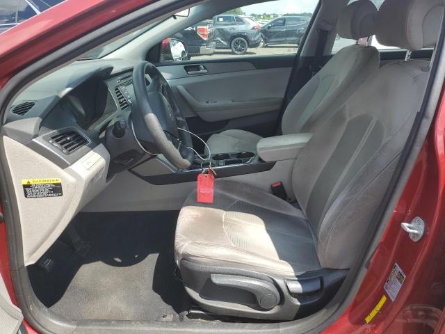  HYUNDAI SONATA 2015 Czerwony