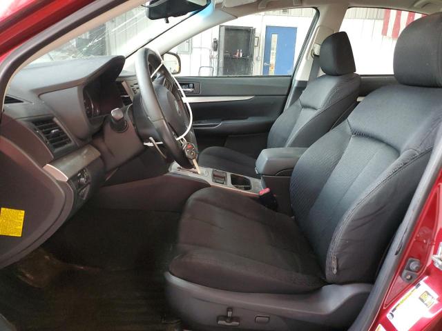  SUBARU LEGACY 2012 Red