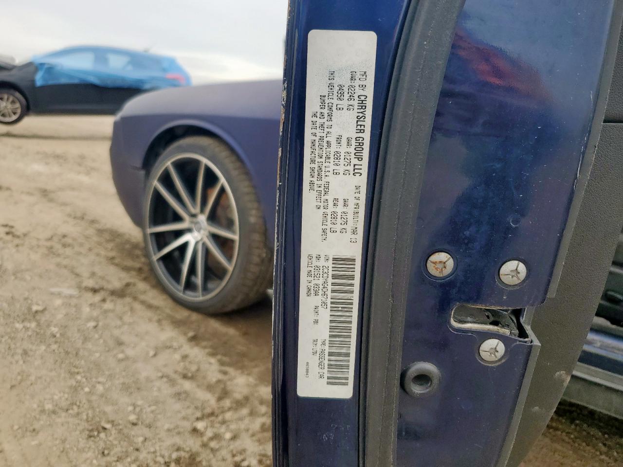2013 Dodge Challenger Sxt VIN: 2C3CDYAG4DH671057 Lot: 65612675