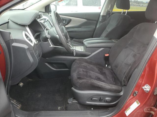  NISSAN MURANO 2017 Czerwony