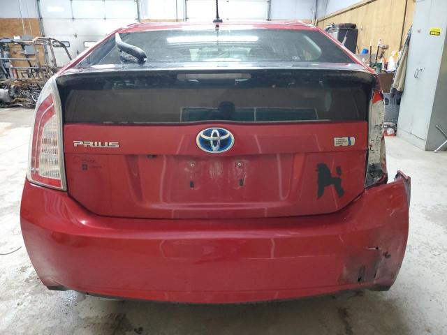  TOYOTA PRIUS 2013 Red