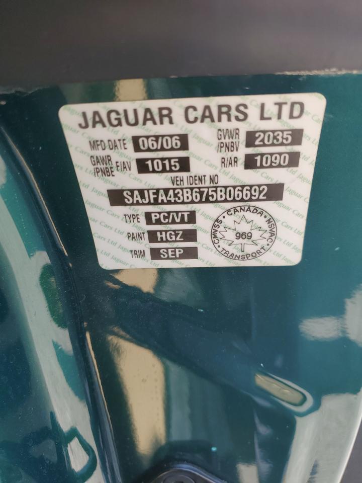 2007 Jaguar Xk VIN: SAJFA43B675B06692 Lot: 64508035