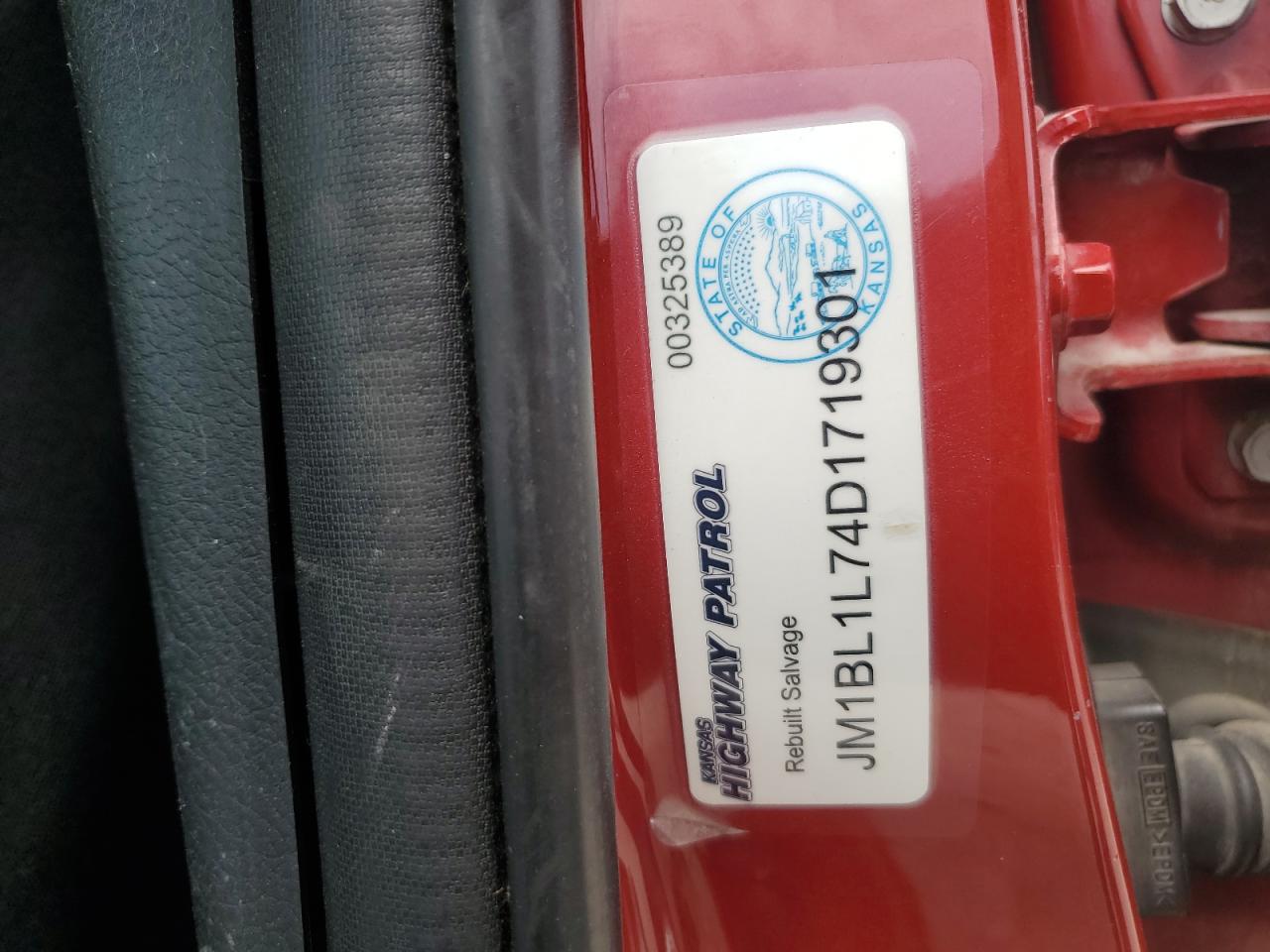 2013 Mazda 3 I VIN: JM1BL1L74D1719301 Lot: 64480495