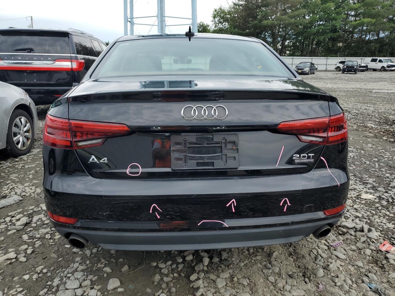 2017 Audi A4 Premium VIN: WAUANAF40HN035185 Lot: 63589225