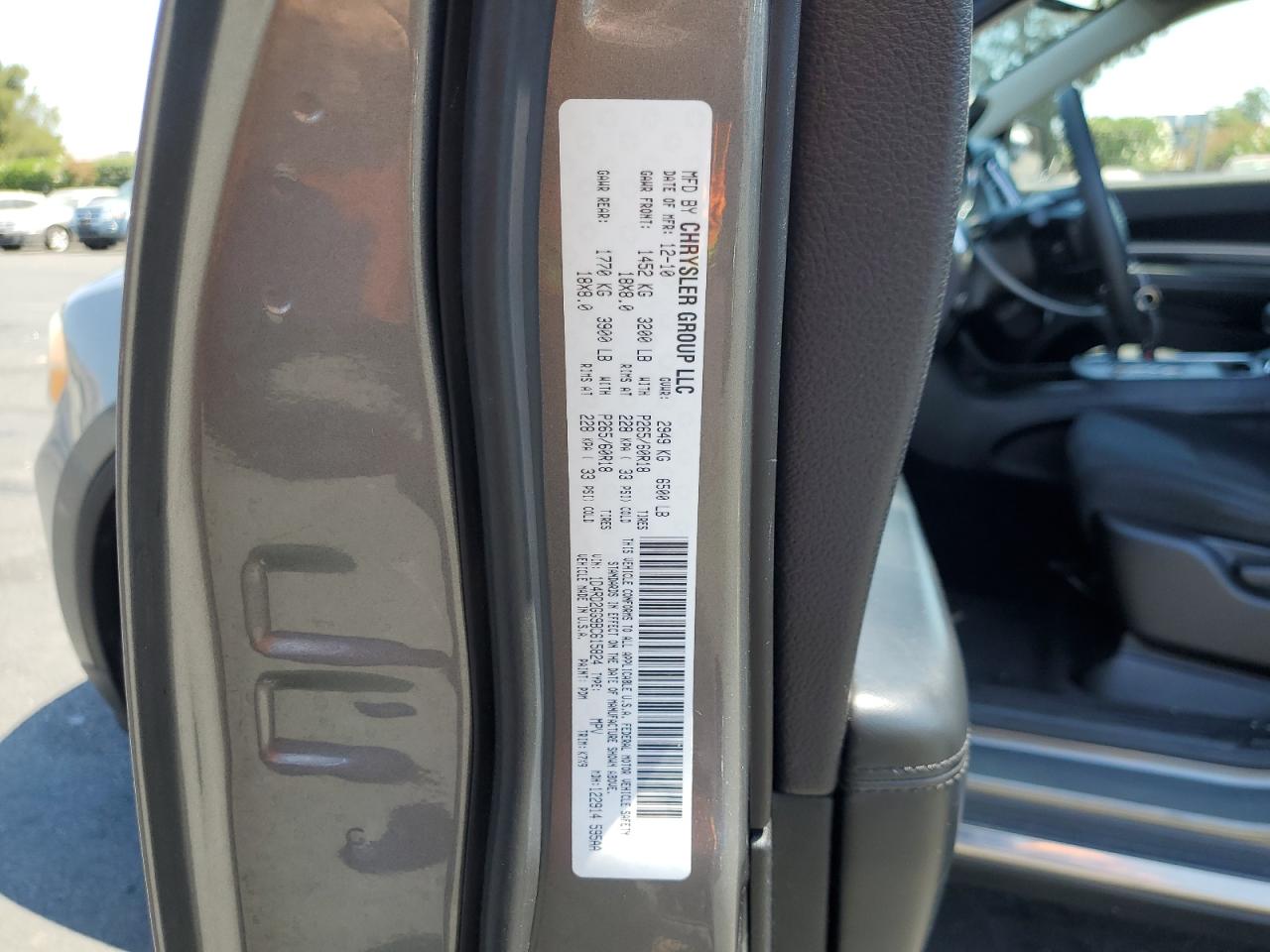 2011 Dodge Durango Express VIN: 1D4RD2GG9BC615824 Lot: 66359255