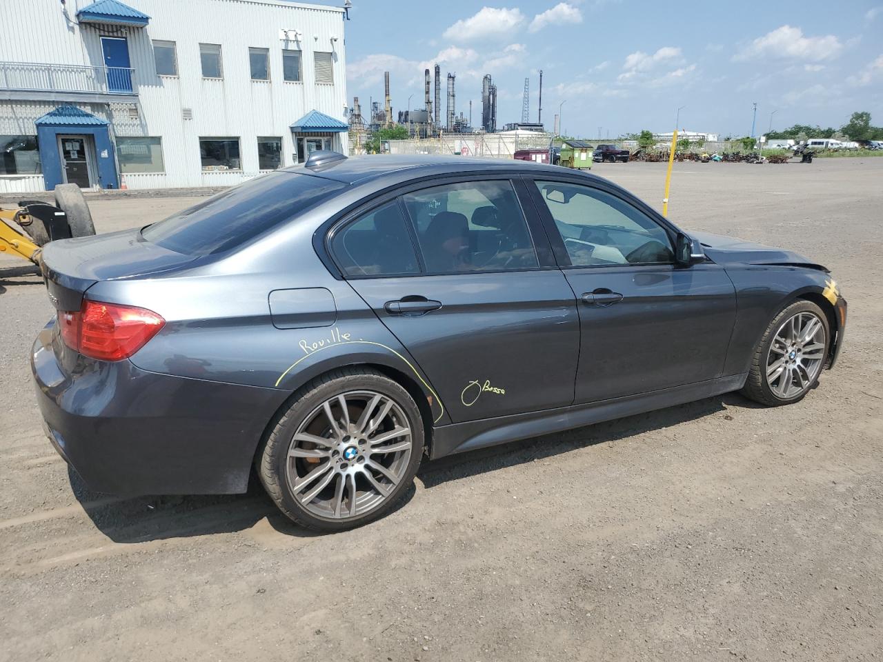 2015 BMW 328 Xi charcoal null gas WBA3B3G57FNT19480 photo #4