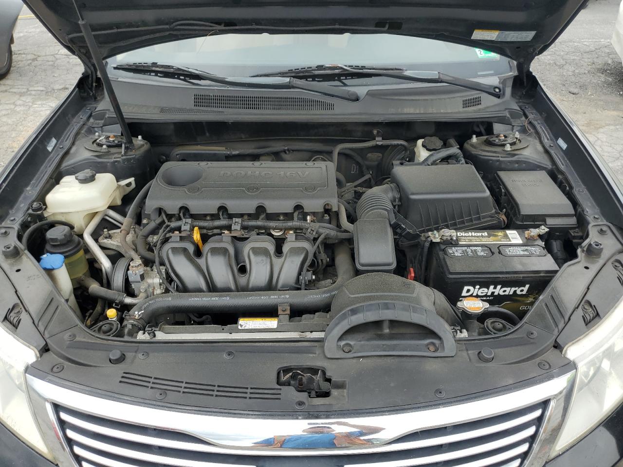 2009 Kia Optima Lx VIN: KNAGE228595319650 Lot: 61978435