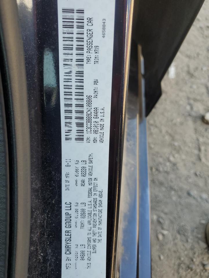 1c3ccbbb9cn108806 1C3CCBBB9CN108806 2012 Chrysler 200 Touring