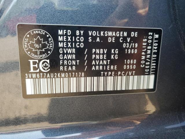 2019 VOLKSWAGEN GTI S  