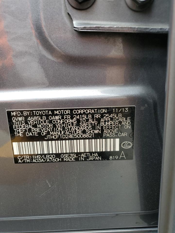 2014 Lexus Is 250 VIN: JTHCF1D24E5008821 Lot: 64882415