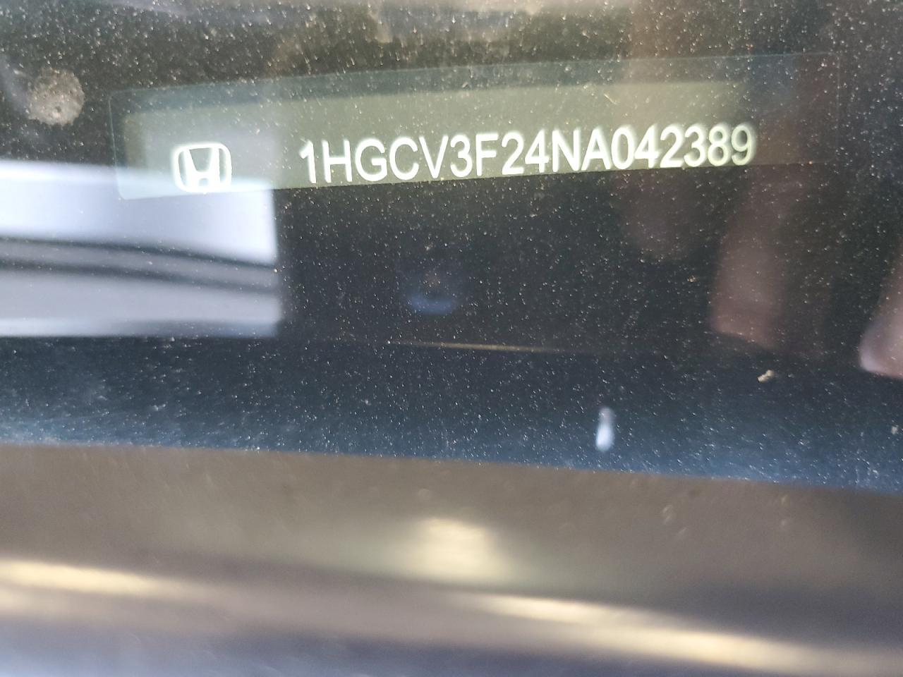 2022 Honda Accord Hybrid Sport VIN: 1HGCV3F24NA042389 Lot: 65910155