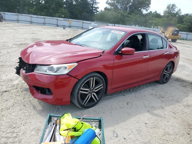  HONDA ACCORD 2017 Red