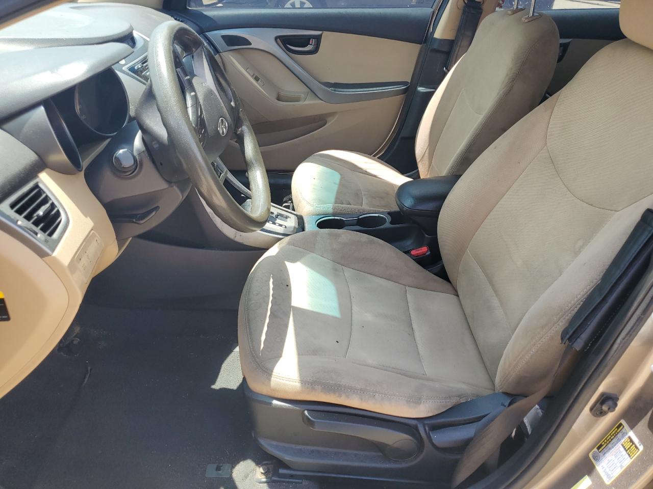 2013 Hyundai Elantra Gls VIN: 5NPDH4AE9DH372697 Lot: 64691095