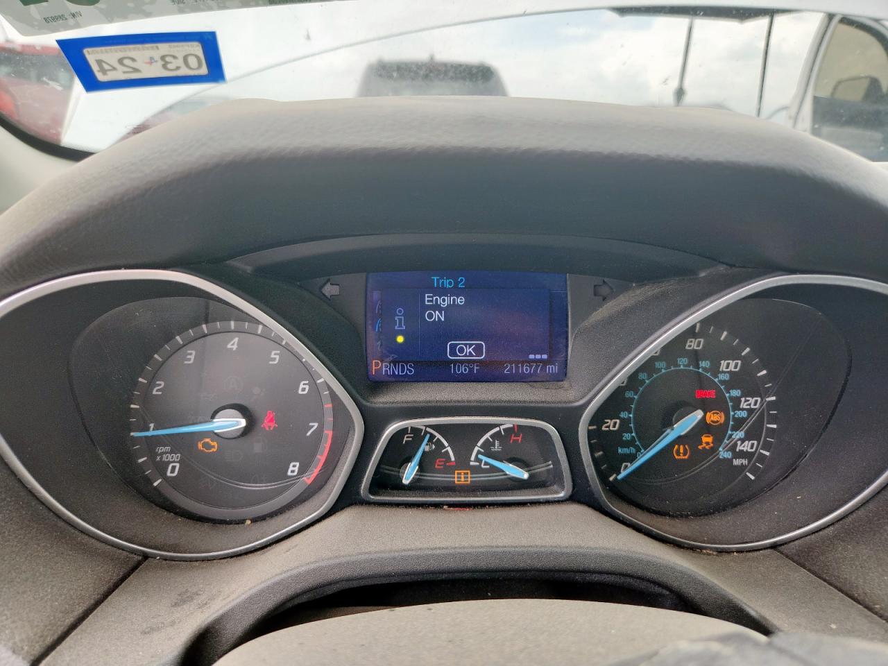 2013 Ford Focus Se VIN: 1FADP3F20DL289978 Lot: 63350585