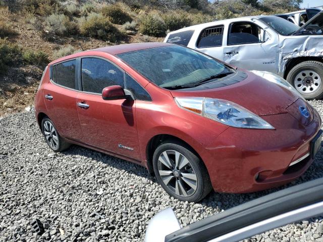 Hatchbacks NISSAN LEAF 2015 Red