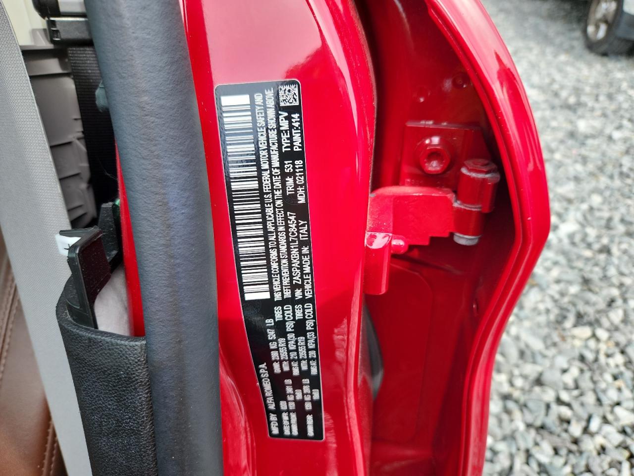 2020 Alfa Romeo Stelvio Ti VIN: ZASPAKBN1L7C84547 Lot: 63089645