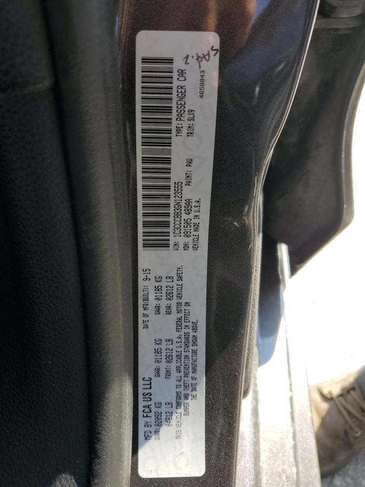 2016 Chrysler 200 S VIN: 1C3CCCBB3GN123555 Lot: 63521855
