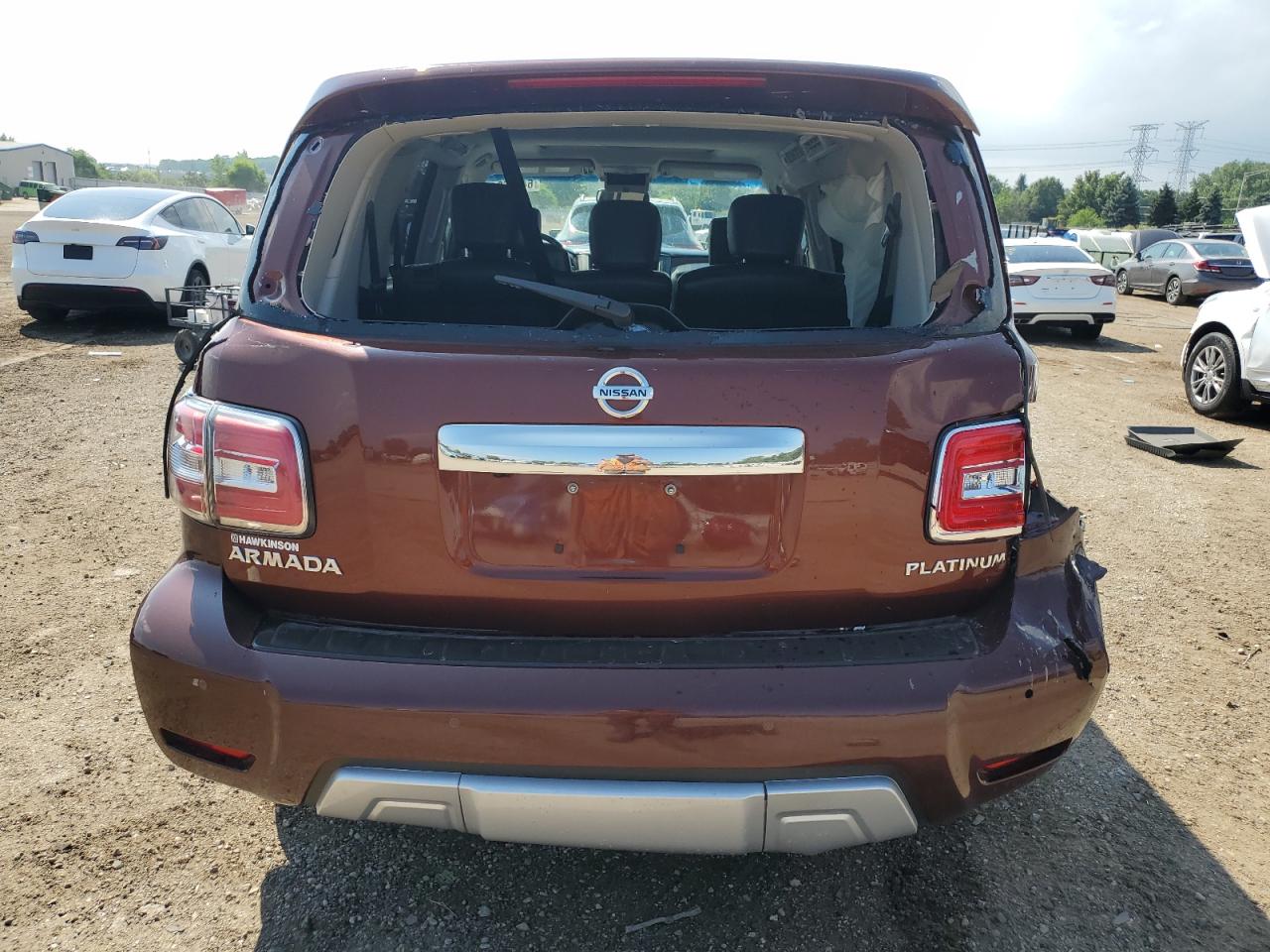 2017 Nissan Armada Sv VIN: JN8AY2NC2H9500989 Lot: 64006015