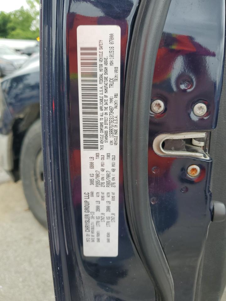 2014 Ram 1500 Slt VIN: 1C6RR7GT5ES173487 Lot: 64561625