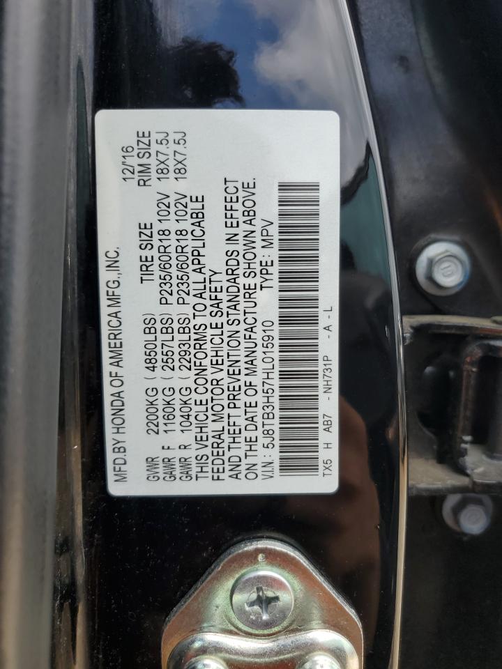 2017 Acura Rdx Technology VIN: 5J8TB3H57HL015910 Lot: 63084425