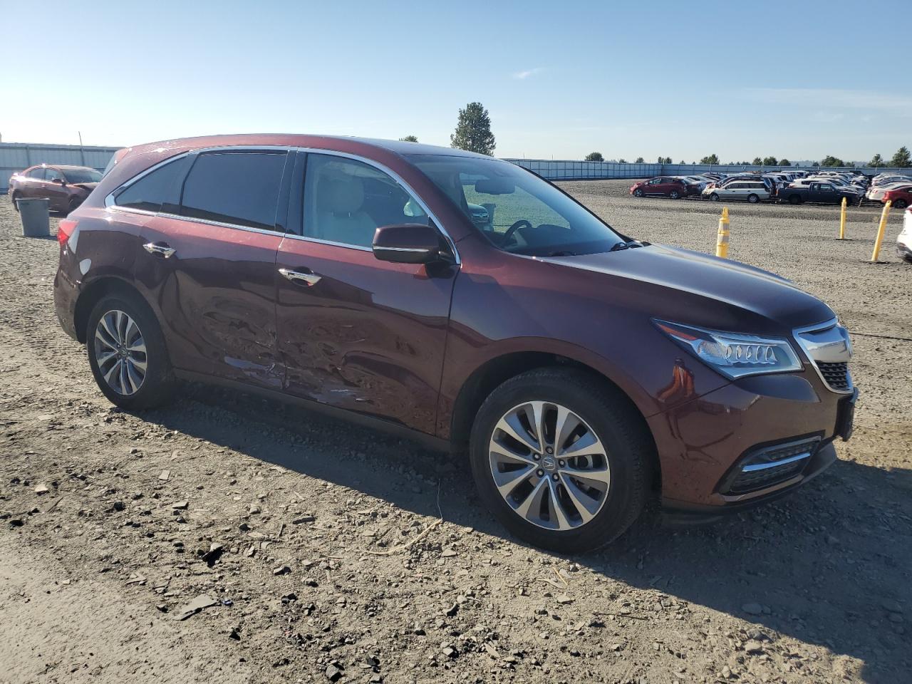 2014 Acura Mdx Technology VIN: 5FRYD4H49EB040607 Lot: 66901345