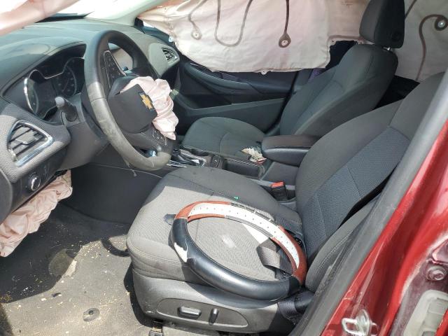 CHEVROLET CRUZE 2018 Czerwony
