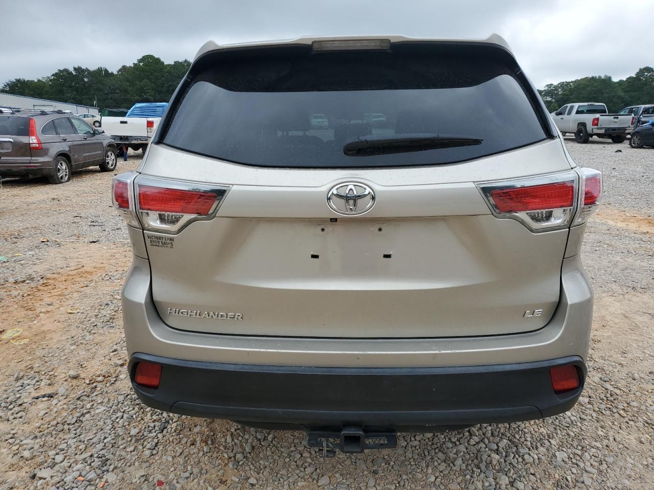 2014 Toyota Highlander Le VIN: 5TDZARFH9ES008866 Lot: 65965375