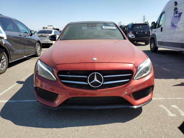  MERCEDES-BENZ C-CLASS 2017 Burgundy