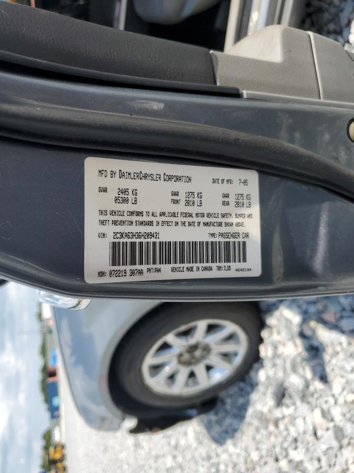 2006 Chrysler 300C VIN: 2C3KA63H36H209431 Lot: 63395025