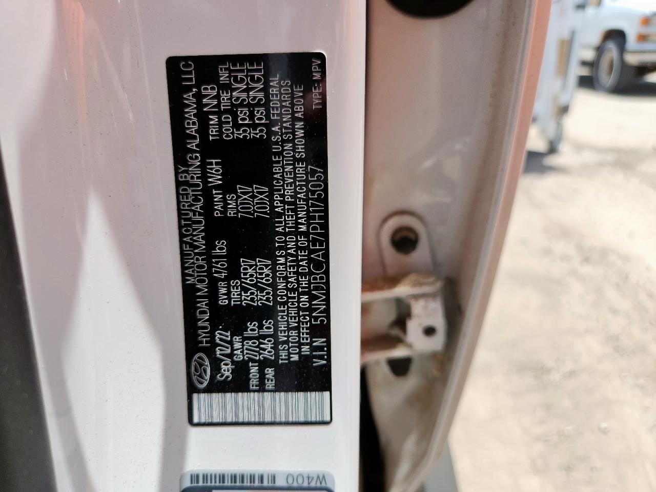 2023 Hyundai Tucson Sel VIN: 5NMJBCAE7PH175057 Lot: 65281925