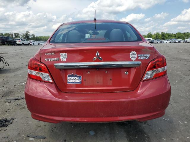  MITSUBISHI MIRAGE 2017 Czerwony