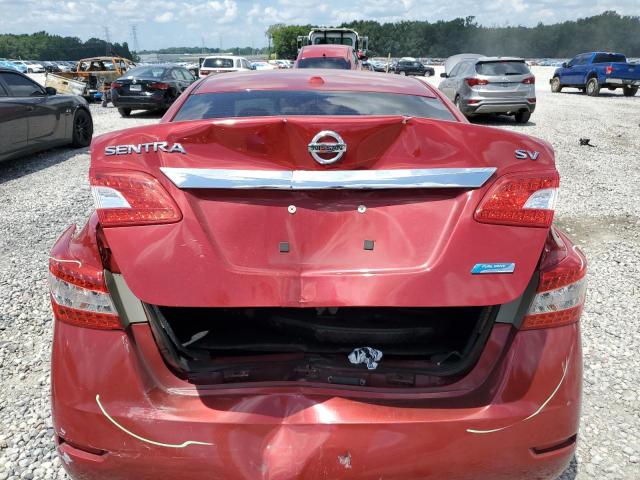  NISSAN SENTRA 2013 Czerwony
