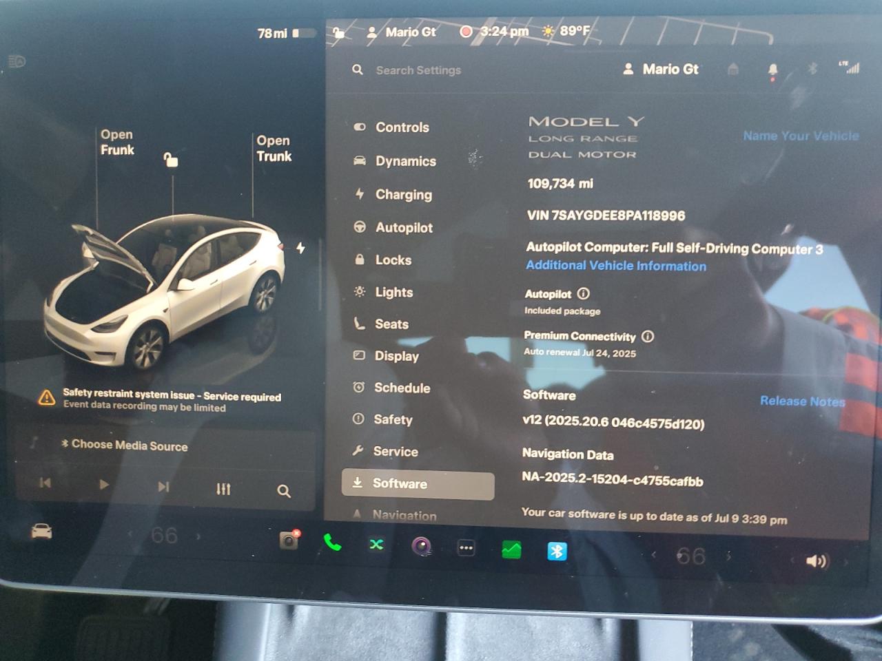 2023 Tesla Model Y VIN: 7SAYGDEE8PA118996 Lot: 64296955