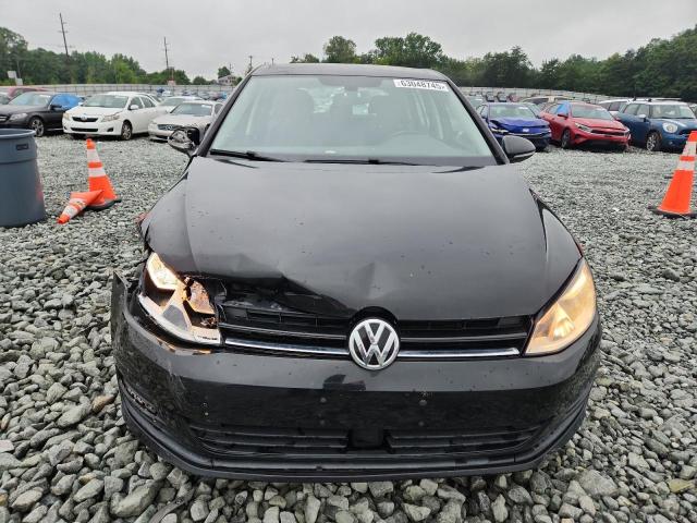 Hatchbacks VOLKSWAGEN GOLF 2017 Czarny