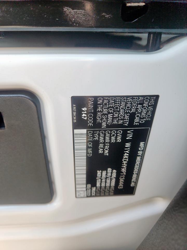 2023 Mercedes-Benz Sprinter 2500 VIN: W1Y4KDHY9PT134443 Lot: 65258705