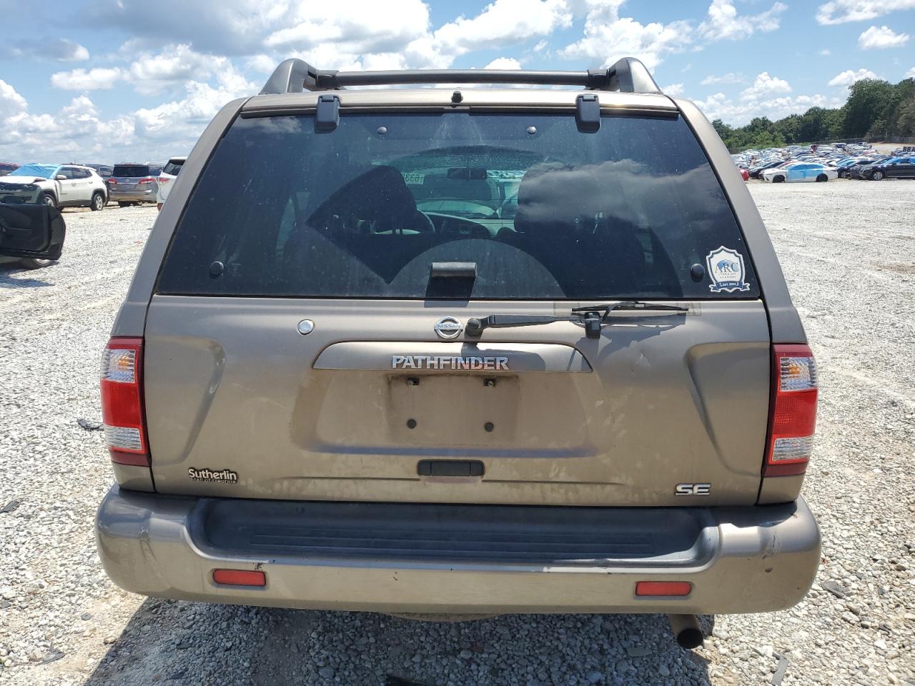 2002 Nissan Pathfinder Le VIN: JN8DR09X12W667235 Lot: 63386025