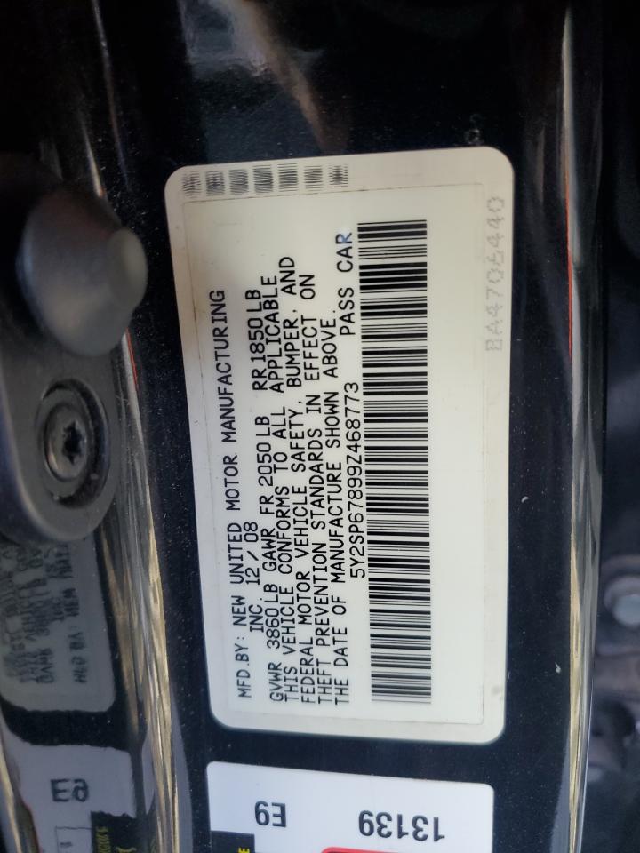 2009 Pontiac Vibe VIN: 5Y2SP67899Z468773 Lot: 64069925