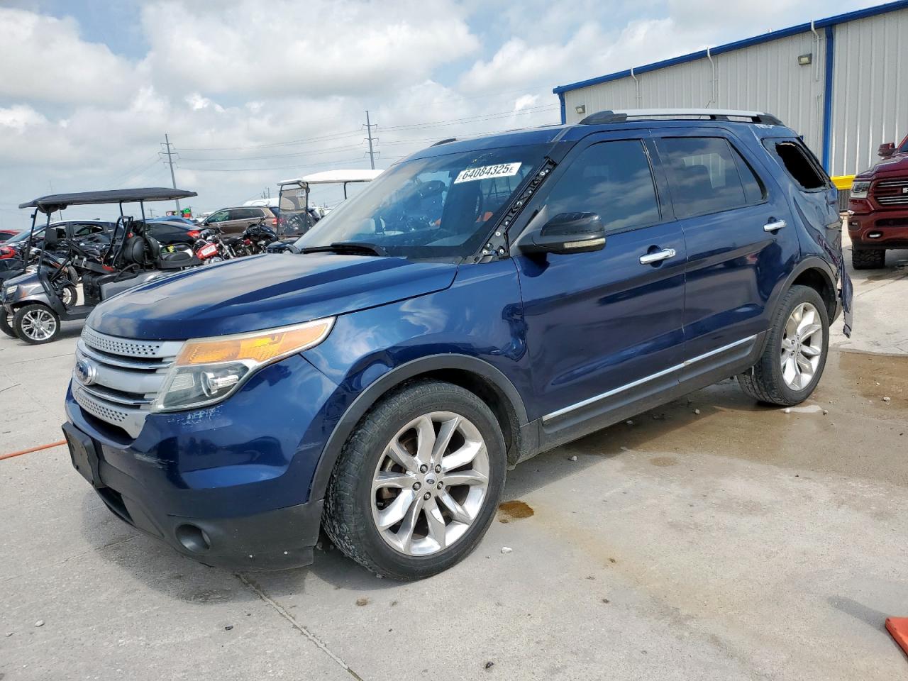 2012 Ford Explorer Xlt blue null gas 1FMHK7D82CGA93391 photo #1