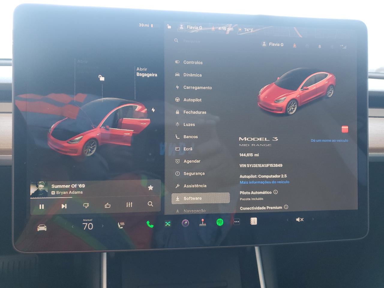 2018 Tesla Model 3 VIN: 5YJ3E1EA1JF153849 Lot: 65096955