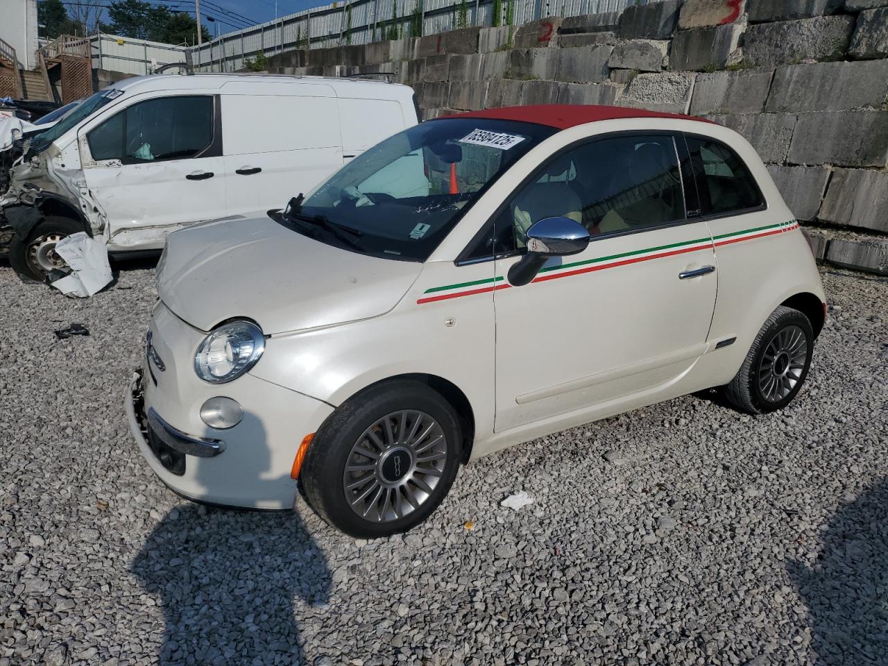 2013 Fiat 500 Lounge VIN: 3C3CFFER8DT583789 Lot: 65904125