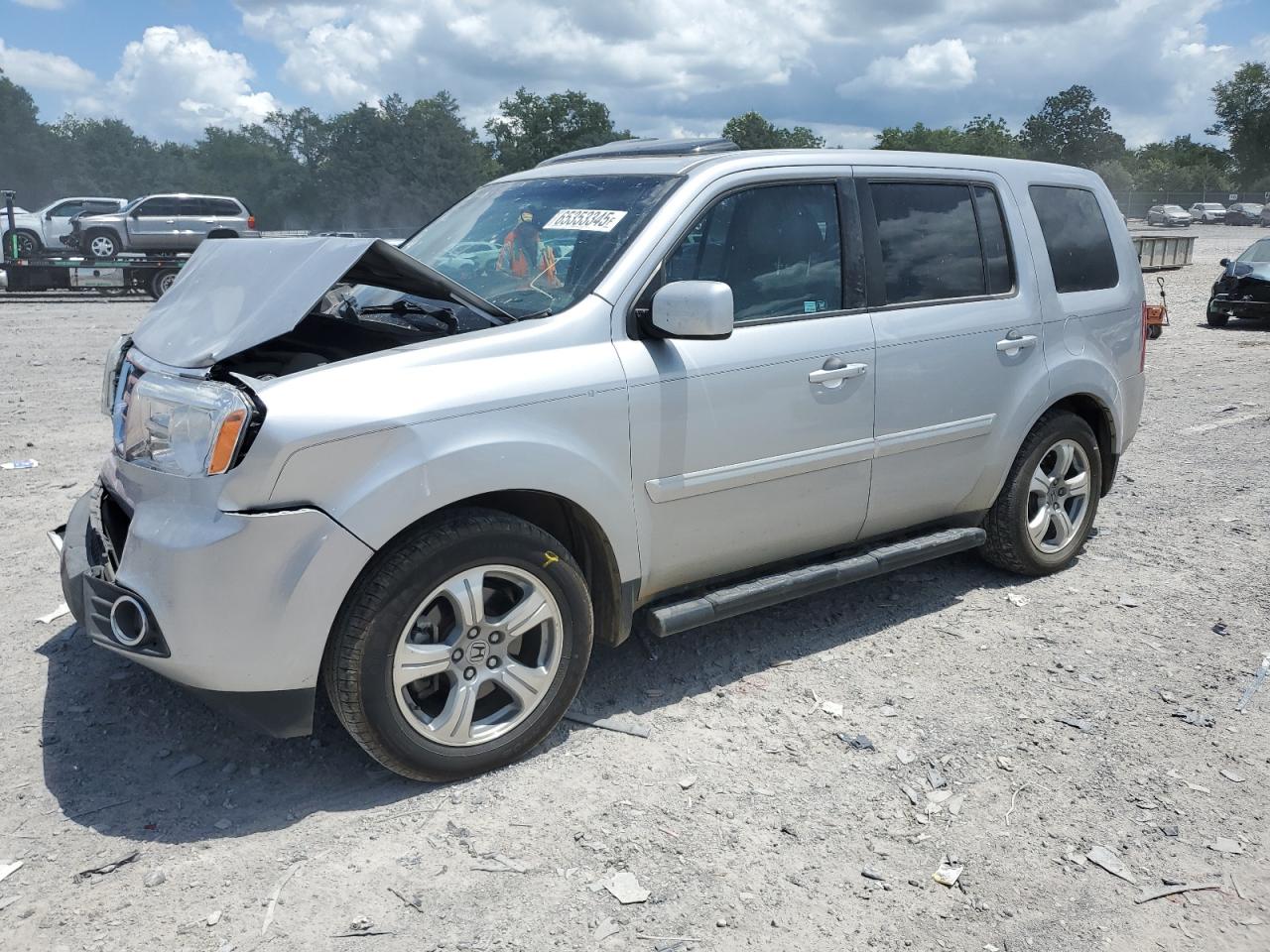 2012 Honda Pilot Exl VIN: 5FNYF3H56CB019872 Lot: 65353345