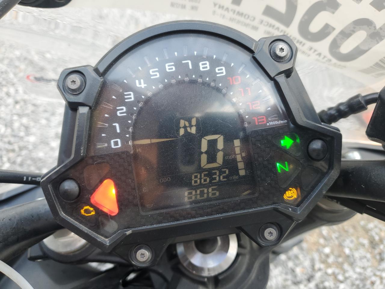 2017 Kawasaki Er650 H VIN: JKAEREH15HDA01250 Lot: 63248055