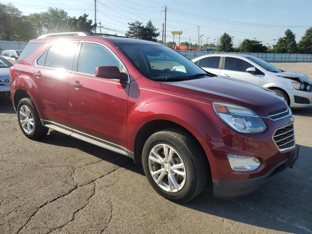  CHEVROLET EQUINOX 2017 Czerwony