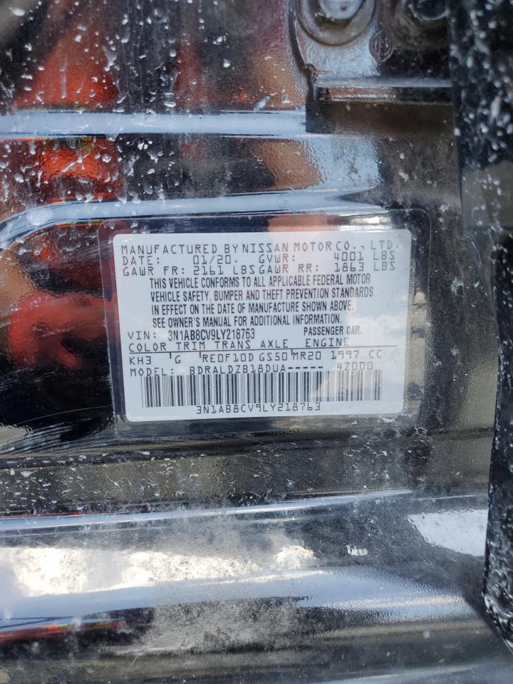 3N1AB8CV9LY218763 2020 Nissan Sentra Sv